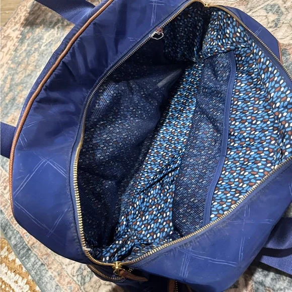 vera bradley preppy poly yoga sport bag - blue - Picture 7 of 10